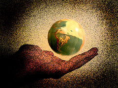 whole world in his hands