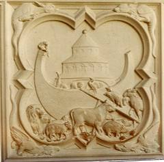 Noah's Ark bass relief Sainte Chapelle